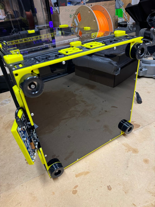 Micron Plus 3D Printer Acrylic Bottom Panel Black