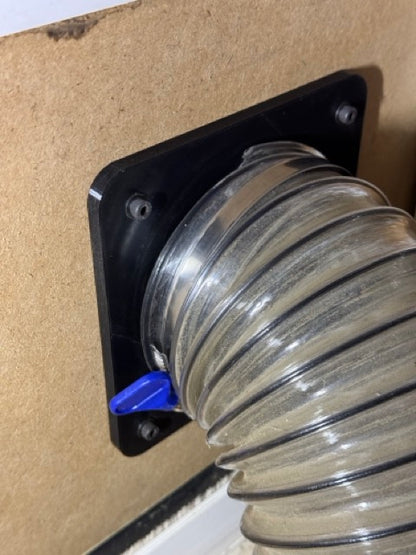 4-Inch Exhaust Hose Window Adapter