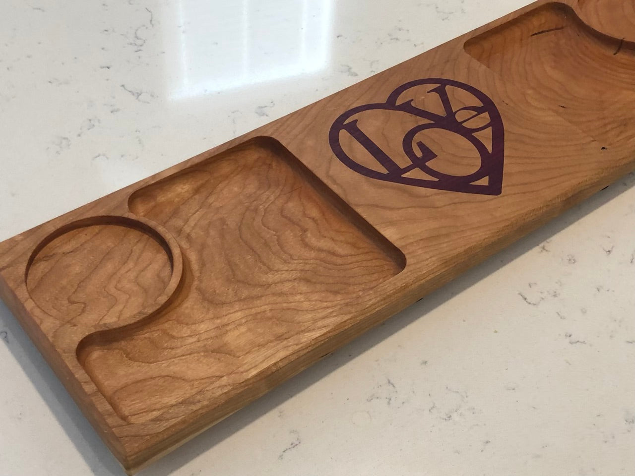 The 'LOVE' Serving Board For Two