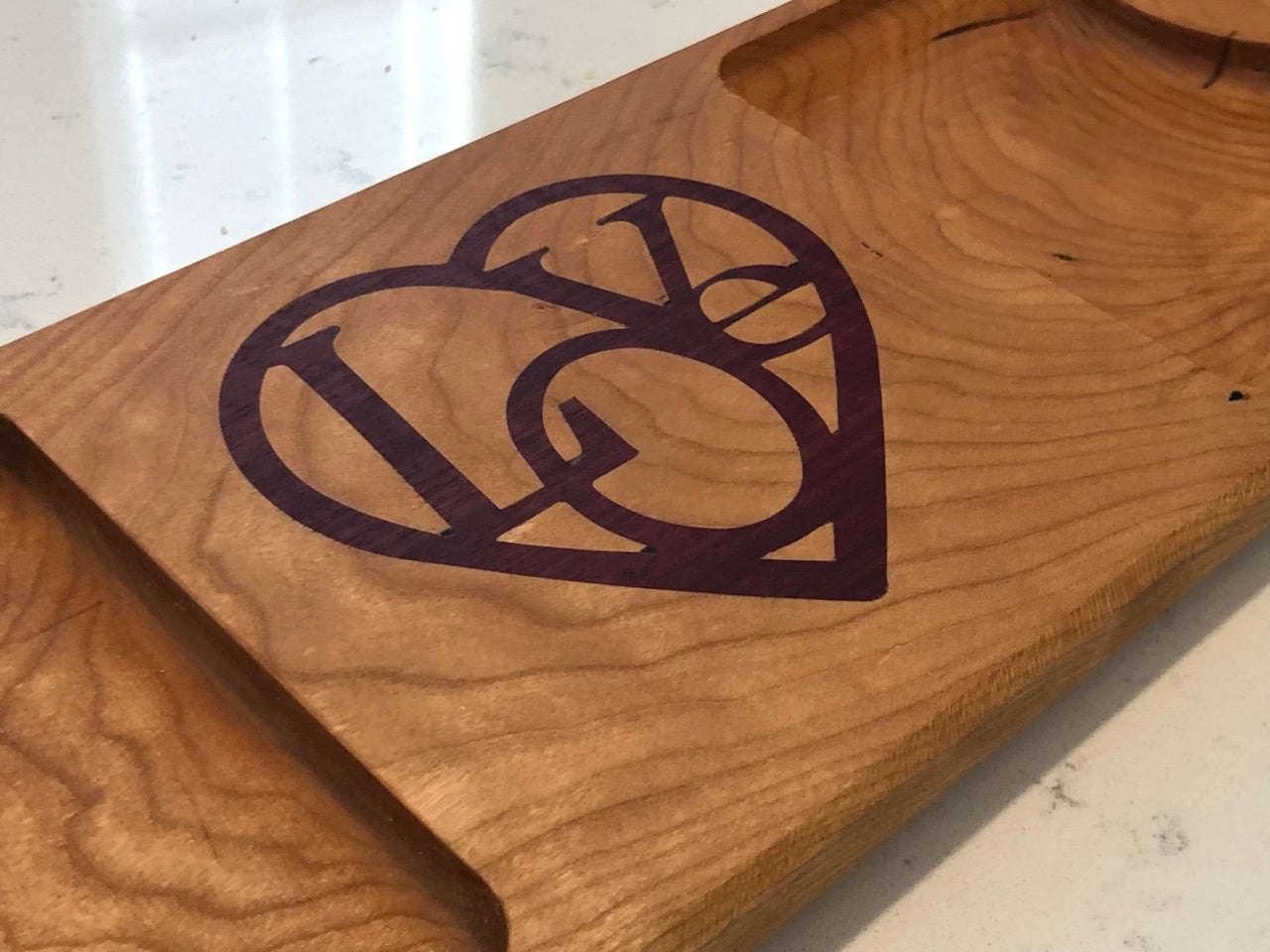 The 'LOVE' Serving Board For Two