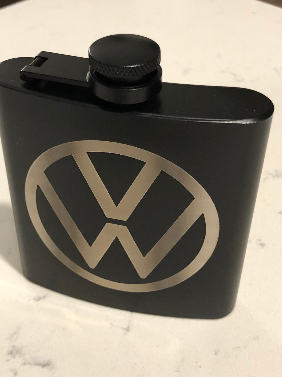 'VW' Stainless Steel Hip Flask