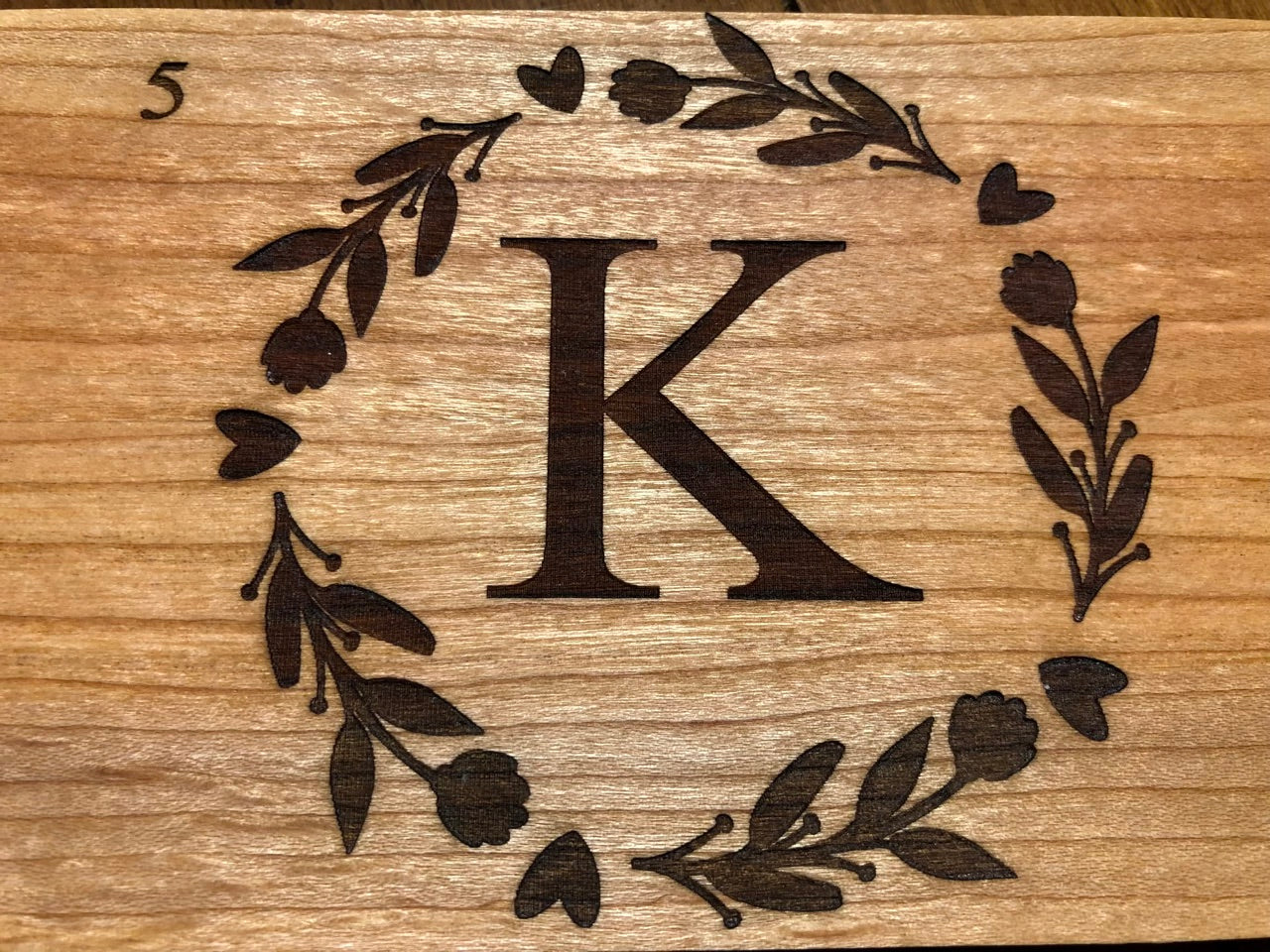 Personalized Laser Engraving on Wood Optional Addon