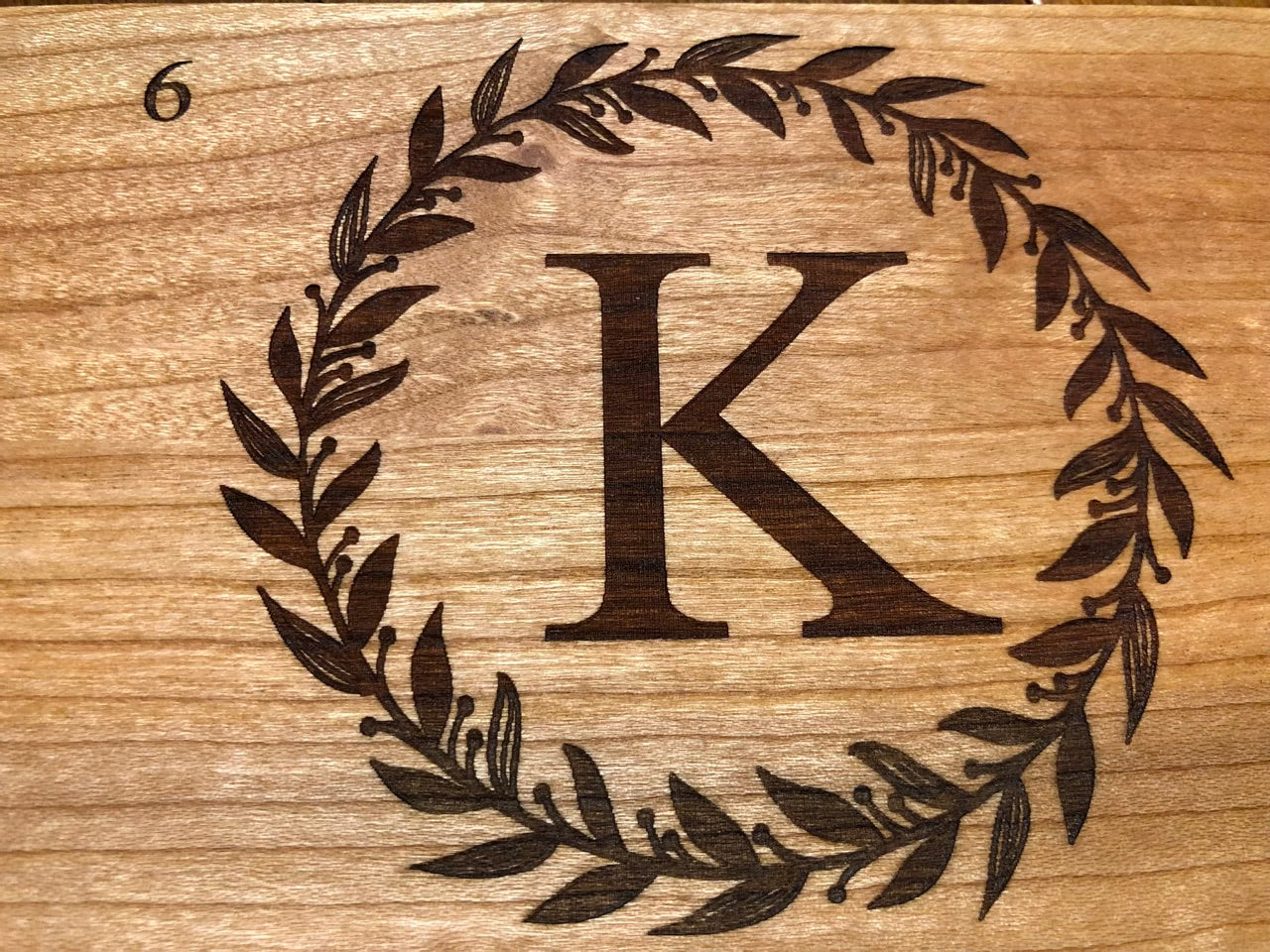 Personalized Laser Engraving on Wood Optional Addon