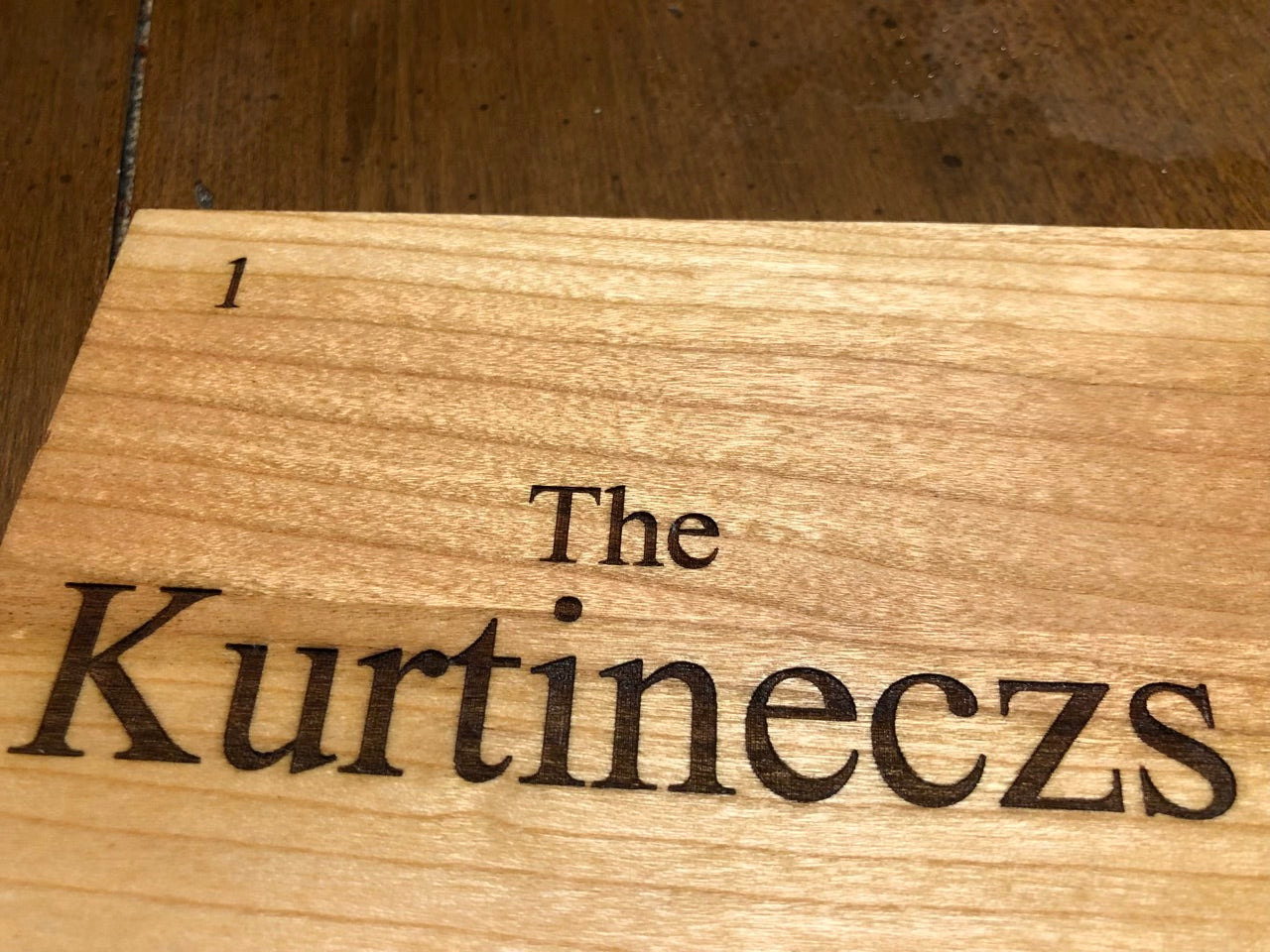 Personalized Laser Engraving on Wood Optional Addon