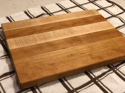 Cherry and Maple Cutting Board Sidekick Version