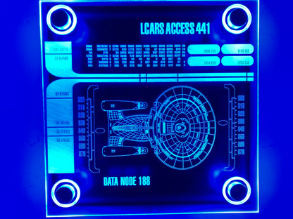 Star Trek LCARS Acrylic Display Wall Art