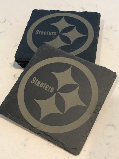 Steelers Slate Coaster - Set of Four