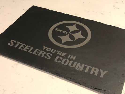Steelers Slate Serving Tray