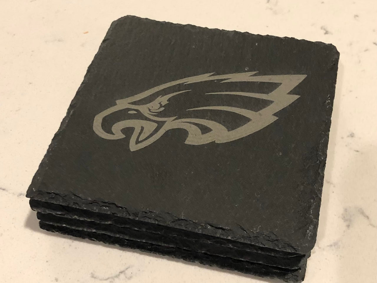 Eagles Slate Serving Tray and Four Coaster Gift Set