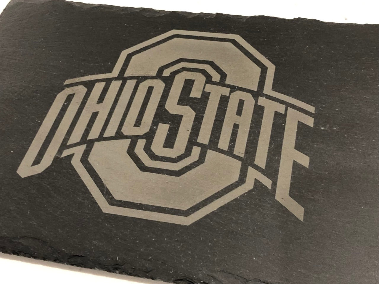 Ohio State Slate Serving Tray and Four Coaster Gift Set