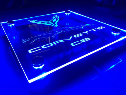 Corvette C8 Acrylic Display Wall Art